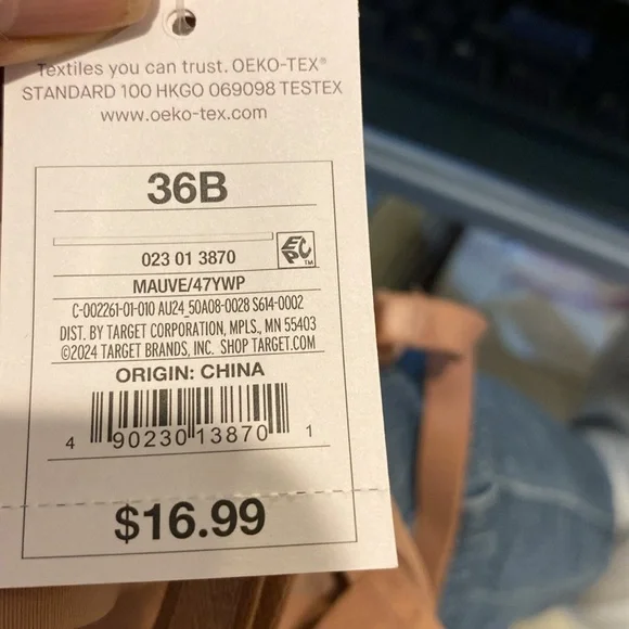 Auden size 36B Nursing Bra New With Tags - Picture 3 of 5